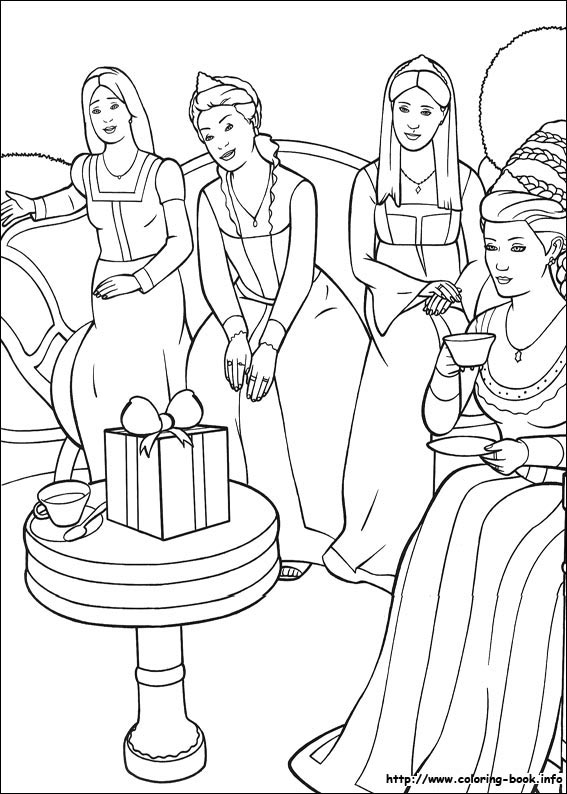 Shrek the Third coloring picture